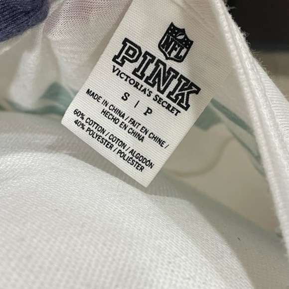 ✨Victoria's Secret PINK Jets MVP oversized jersey tee - Picture 4 of 4